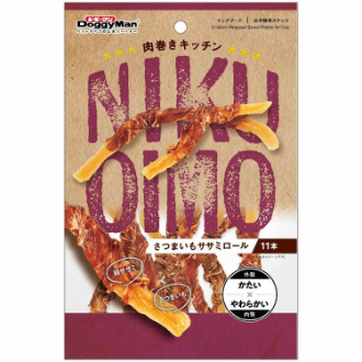 【DoggyMan】ドギーマン  肉巻きキッチン さつまいもササミロール11本