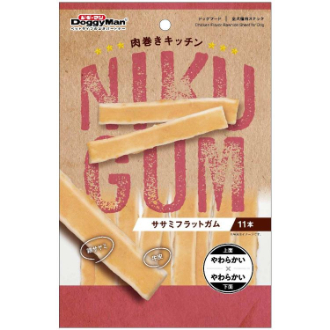 【DoggyMan】ドギーマン  肉巻きキッチン ササミフラットガム11本