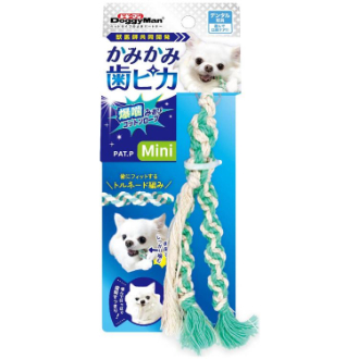 【DoggyMan】ドギーマン  かみかみ歯ピカ 爆噛み遊びコットンロープ Mini