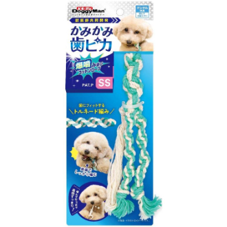 【DoggyMan】ドギーマン  かみかみ歯ピカ 爆噛み遊びコットンロープ SS