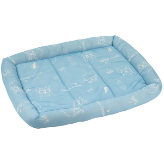 【DoggyMan】ドギーマン  クールズ ふち付きマット サマーライド そよかぜブルー