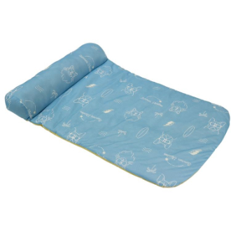 【DoggyMan】ドギーマン  クールズ 枕付きマット サマーライド そよかぜブルー