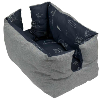 【DoggyMan】キャティーマン  クールズ はさまれベッド サマーライド ひんやりネイビー