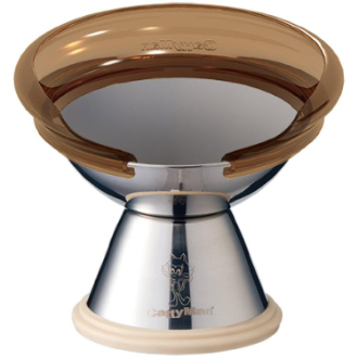 【DoggyMan】ドギーマン  飲み水・フードの飛び散り防止カバー 広口タイプ＆ステンレスのテーブル食器 猫用