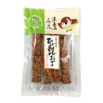 【法善寺あられ】ふくめちゃんシリーズ ひび割れおかき