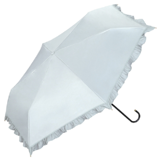 【Wpc.】遮光クラシックフリル ミニ　日傘 折りたたみ傘 晴雨兼用　SX