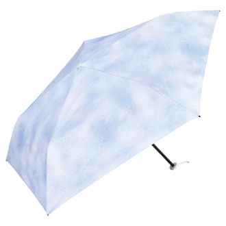 【Wpc.】遮光軽量 はなゆら ミニ　日傘 折りたたみ傘 晴雨兼用　BL（紫陽花）