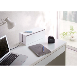 山崎実業  web ケーブルボックス  Ｌ  ホワイト