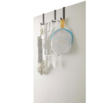 山崎実業  smart ドアハンガー  ５個組  ブラック