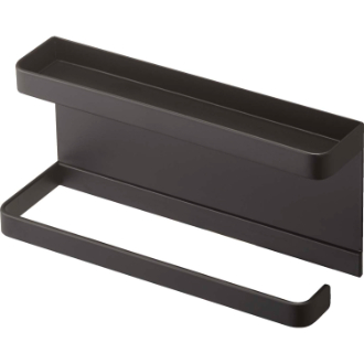 山崎実業  smart トレー付きマグネット  アンブレラホルダー    ブラック