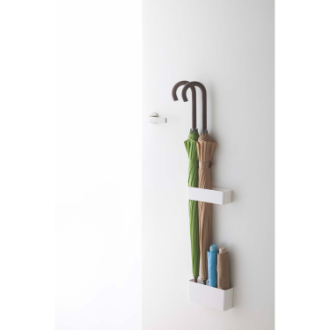 山崎実業  smart マグネットアンブレラスタンド  ホワイト