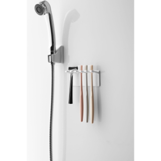 山崎実業  MIST マグネットバスルーム歯ブラシホルダー 5連