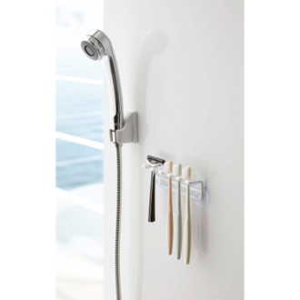 山崎実業  MIST 吸盤歯ブラシホルダー 5連