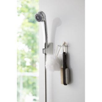 山崎実業  MIST マグネットバスルームシェーバーホルダー ホワイト