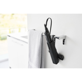 山崎実業  Beautes シリコーンヘアーアイロンカバー ボーテス L ブラック