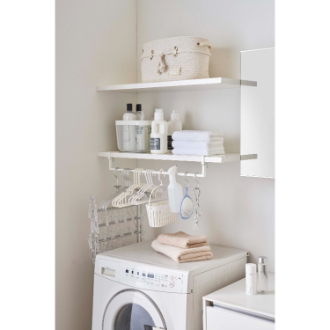 山崎実業  Plate 伸縮棚下収納ハンガー