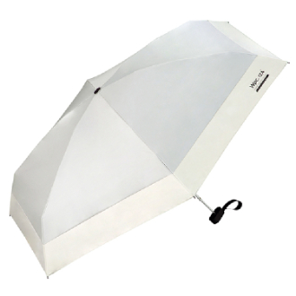 【Wpc.】IZA　COMPACT　コンパクト 切り継ぎ　日傘 折りたたみ傘 晴雨兼用　LGY×OF