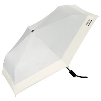 【Wpc.】IZA　AUTOMATIC & SAFE　自動開閉 切り継ぎ　日傘 折りたたみ傘 晴雨兼用　LGY×OF