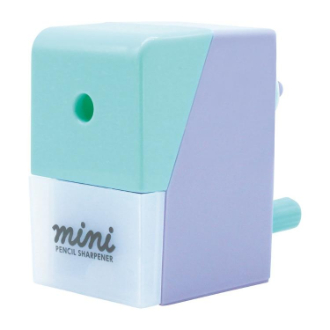 しっかり削れる ミニえんぴつけずり ミントパープル