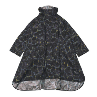 【KiU】キウスタンダードレインポンチョ 2ND クラックヴォイド