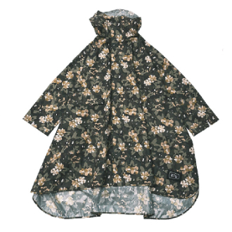 【KiU】キウスタンダードレインポンチョ 2ND フラワーカモフラ