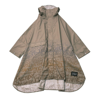 【KiU】キウスタンダードレインポンチョ 2ND アーバングラフィティ