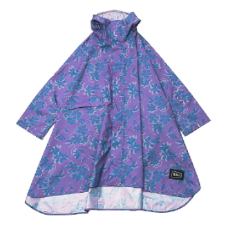 【KiU】キウスタンダードレインポンチョ 2ND ブルームシェード