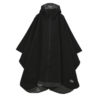 【KiU】キウレインポンチョ 2ND ブラック