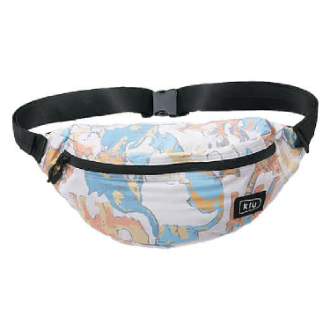 【KiU】ウォータープルーフボディバッグ ルミナスキャッツOF