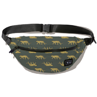 【KiU】ウォータープルーフボディバッグ レオパード