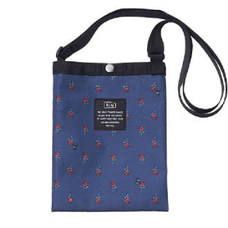 【KiU】600D サコッシュミニ ローズ