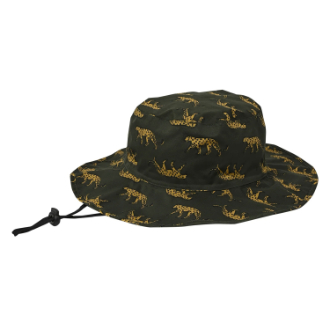 【KiU】UV&RAIN パッカブルサファリハット 2ND レオパード