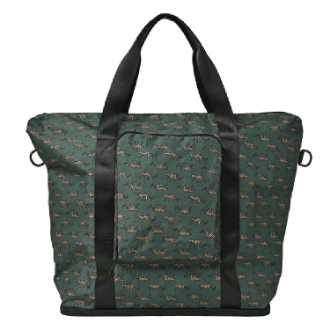 【KiU】キャリーオントートバッグ レオパード