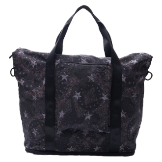 【KiU】キャリーオントートバッグ スターペイズリー
