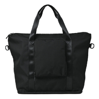 【KiU】キャリーオントートバッグ ブラック