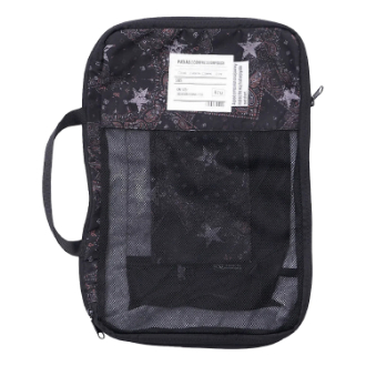 【KiU】パッカブルコンプレッションポーチ スターペイズリー