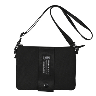【KiU】キウエチケットポーチ 2ND ブラック