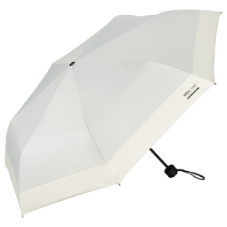 【Wpc.】IZA　WIND RESISTANCE 切り継ぎ　耐風 日傘 折りたたみ傘 晴雨兼用　LGY×OF