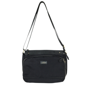 【anello】アネロ GRANDE エクレア　 ショルダーバッグ　ブラック