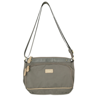 【anello】アネロ GRANDE　エクレア ショルダーバッグ　グレー