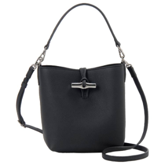 [ブランドコレクション]［18］【LONGCHAMP】ロンシャン　バケットバッグ  BLACK