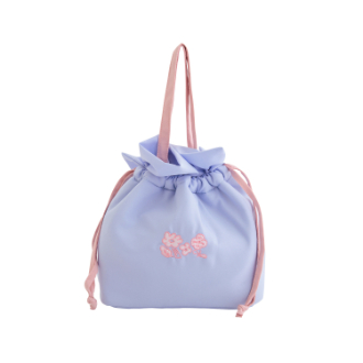 ハミングッドランチ  保冷巾着 ランチバッグ   パープル