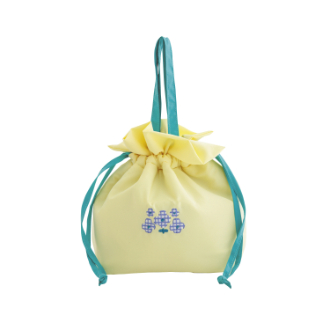 ハミングッドランチ  保冷巾着 ランチバッグ   イエロー