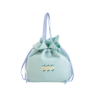 ハミングッドランチ  保冷巾着 ランチバッグ   ミント