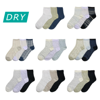 [クイックセット] DRY加工 ソックス 48足セット（C）