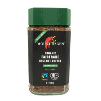 マウントハーゲン オーガニック フェアトレード カフェインレス インスタントコーヒー100g