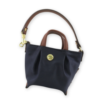 【Legato Largo】肩楽　チャームバッグ 　ネイビー