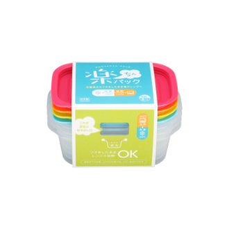 楽ちんパック  角型  400ml  4色組