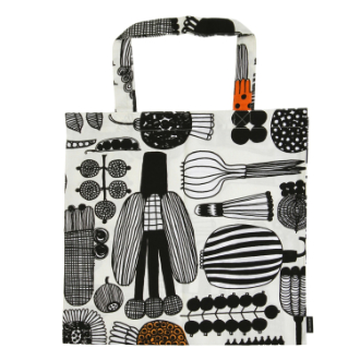 【marimekko】マリメッコ　ファブリックバッグ　Siirtolapuutarha 74339