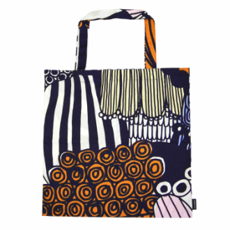 【marimekko】マリメッコ　ファブリックバッグ　Siirtolapuutarha 74340